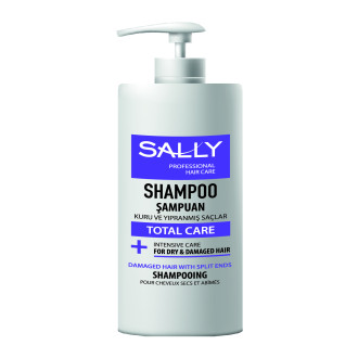 SALLY Şampuan Profesyonel Seri Total Care Kuru ve Yıpranmış Saçlar 750 ML